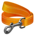 Повідець для собак Waudog Nylon Mono нейлоновий, світловідбивний, помаранчевий