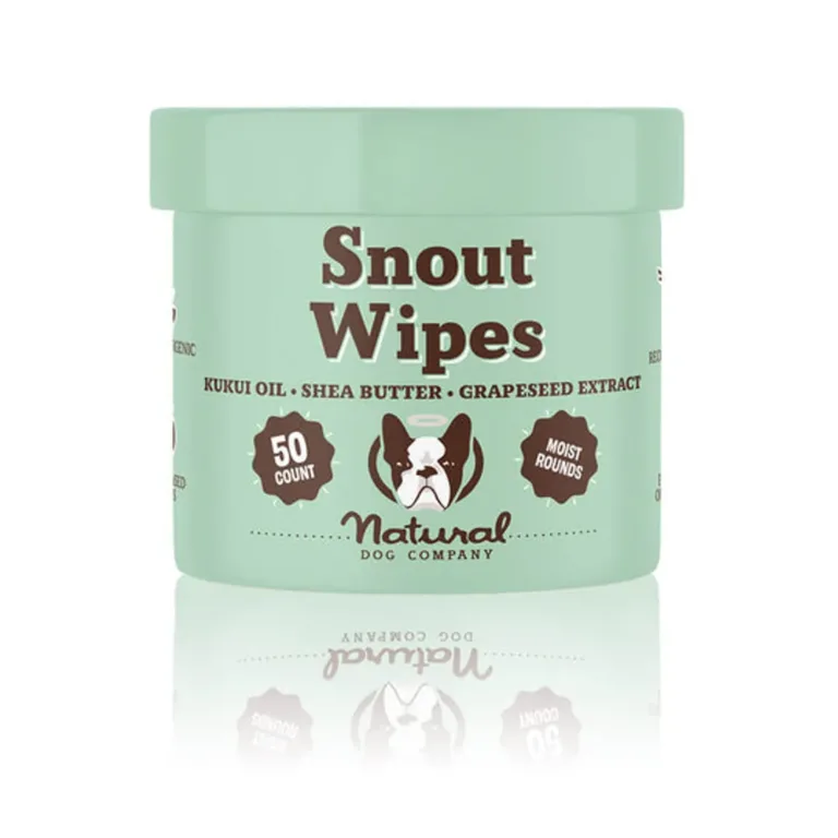 Серветки для носика Snout Wipes Natural Dog Company, 50 шт, для собак