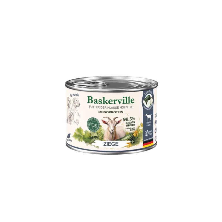 Вологий корм Baskerville Sensitive з козлятиною для собак