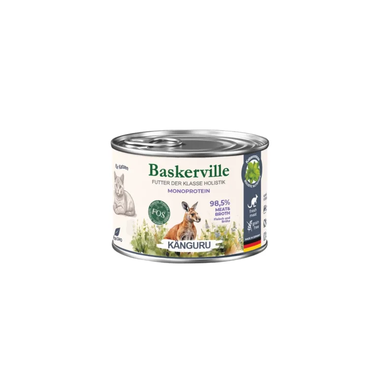 Вологий корм Baskerville Пребіо з кенгуру для котів
