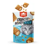 Хрусткі ласощі для котів Wanpy Crunchy Pockets з куркою, 70 г