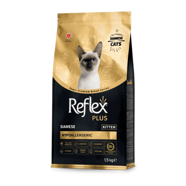 Сухий корм Reflex Plus для кошенят сіамської породи з куркою, 1,5 кг