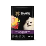Вологий корм Savory Stew рагу з яловичиною та овочами для дорослих собак, 100 г