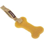 Іграшка для собак Гумова кістка мала GiGwi Gum Gum, екогума, текстиль, 24 см