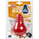 Іграшка для собак Лампочка гумова GiGwi Bulb Rubber, гума, M, червона