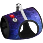 Шлея для собак м'яка WAUDOG Clothes NASA21 з QR-паспортом