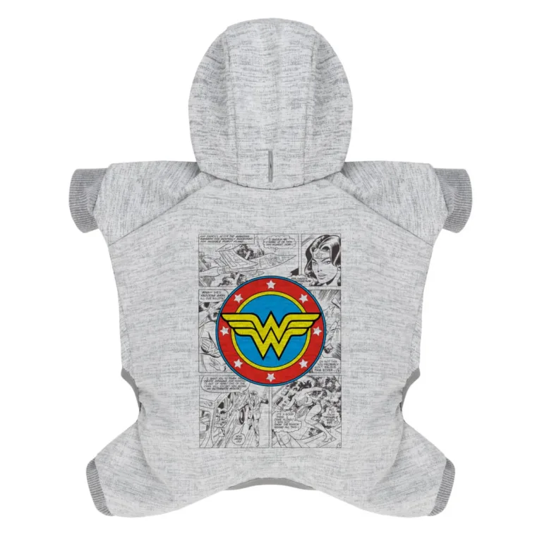 Комбінезон Waudog Clothes для собак, малюнок «Диво-жінка комікс» софтшелл