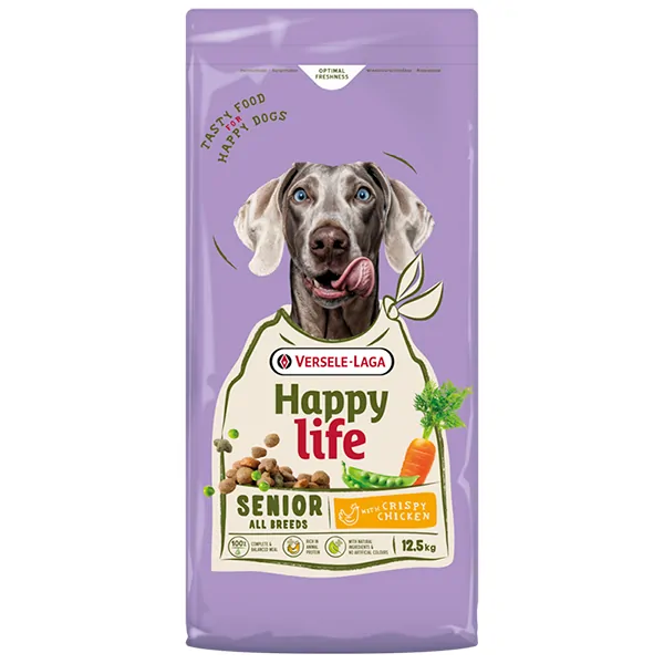 Сухий корм Happy Life Senior з куркою для літніх собак, 12.5 кг