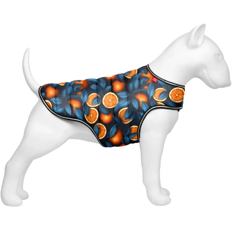 Куртка-накидка Waudog Clothes Апельсини для собак