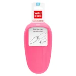 Поїлка-насадка на пляшку WAUDOG Silicone рожева 165х90 мм для собак