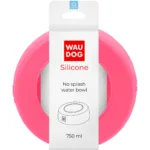 Миска-непроливайка WAUDOG Silicone рожева 750 мл для собак і котів