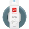 Миска-непроливайка WAUDOG Silicone сіра 1000 мл для собак і котів