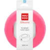 Миска-непроливайка WAUDOG Silicone рожева 1000 мл для собак і котів