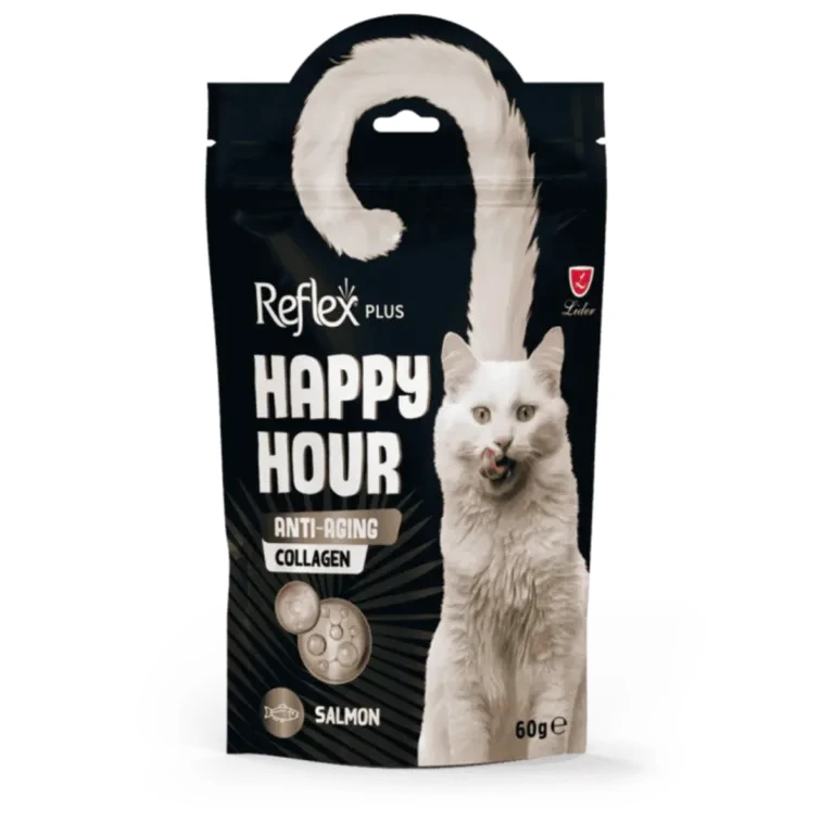 Ласощі Reflex Plus Happy Hour для котів з лососем та колагеном, 60 г