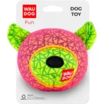 Іграшка для собак Waudog Fun, Ведмідь, рожева