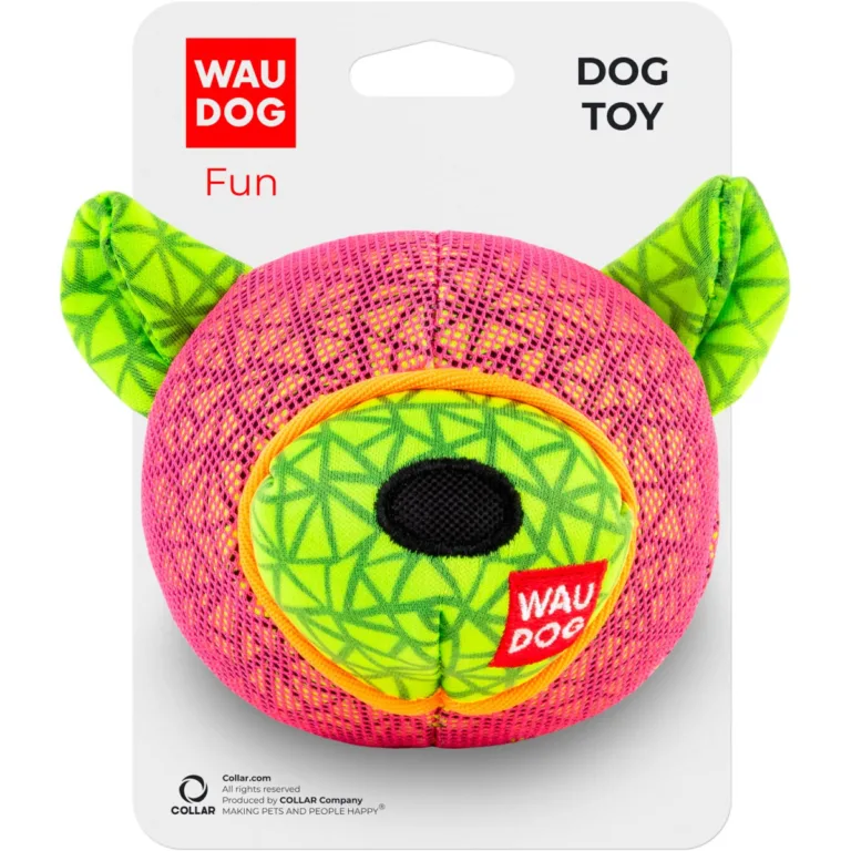 Іграшка для собак Waudog Fun, Ведмідь, рожева
