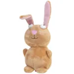 Іграшка для собак Кролик з пискавкою GiGwi Plush, плюш, 16 см