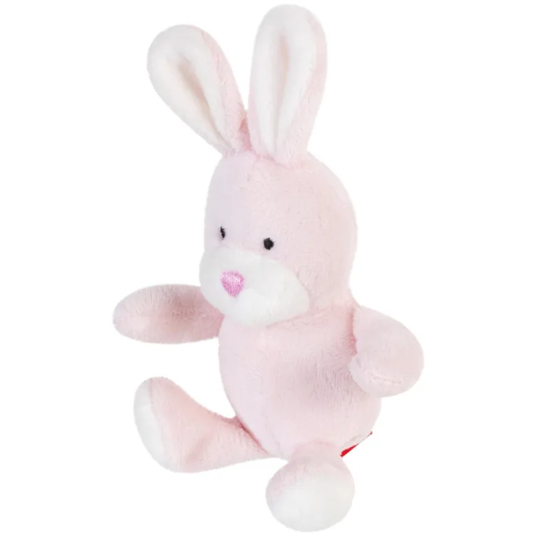 Іграшка для собак Заєць з пискавкою GiGwi Plush, плюш, 11 см