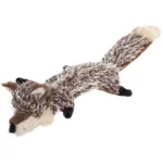Іграшка для собак Вовк з пищалками GiGwi Plush, текстиль, 37 см