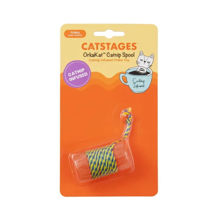 Іграшка Catstages OrkaKat Catnip Spool йо-йо з котячою м'ятою для котів