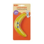 Іграшка Catstages Catnip Boomerang Buddy бумеранг з котячою м'ятою для котів, жовтий
