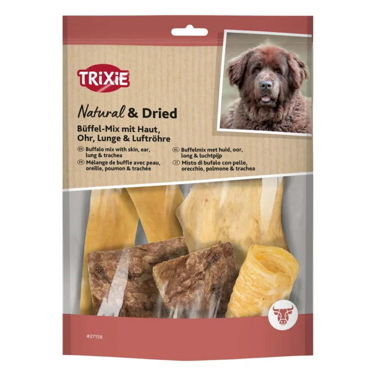Ласощі Trixie Buffalo Mix мікс сушених снеків з буйвола для собак, 130 г