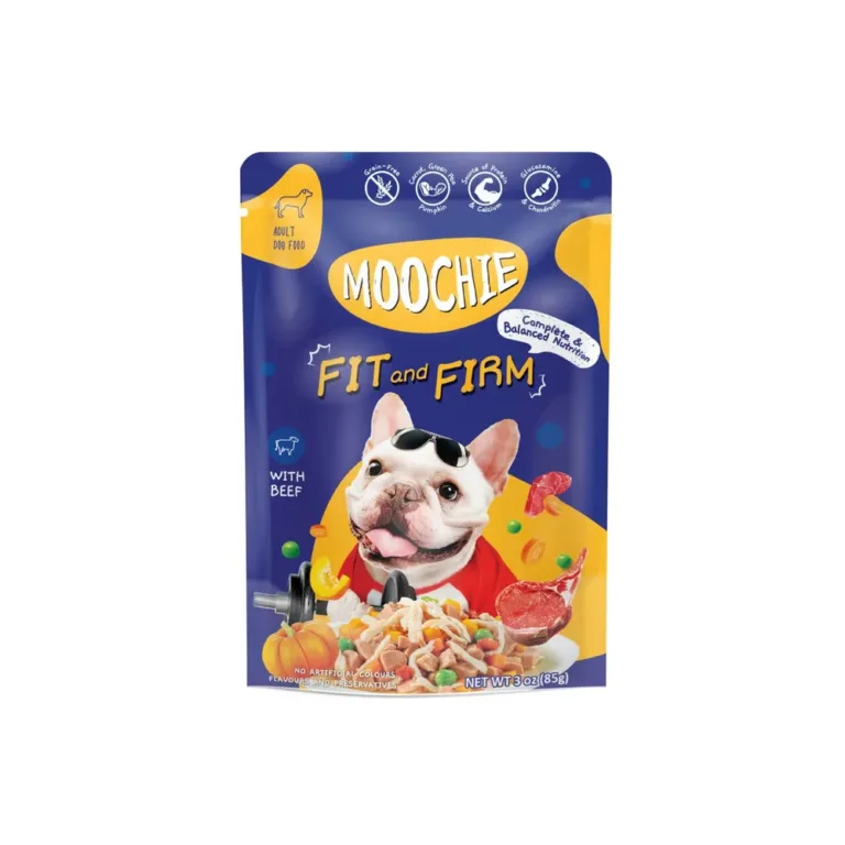 Вологий корм для собак Moochie Superfood Fit and Firm з яловичиною 85 г
