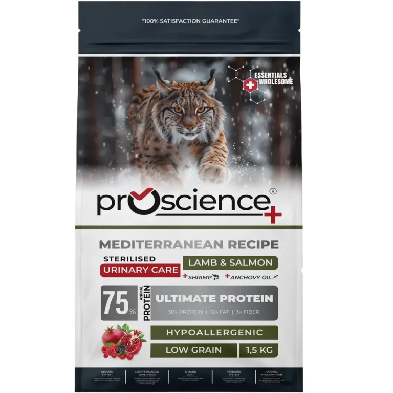 ProScience Sterilised Cat Urinary Care Lamb & Salmon Сухий корм для стерилізованих котів, ягня та лосось