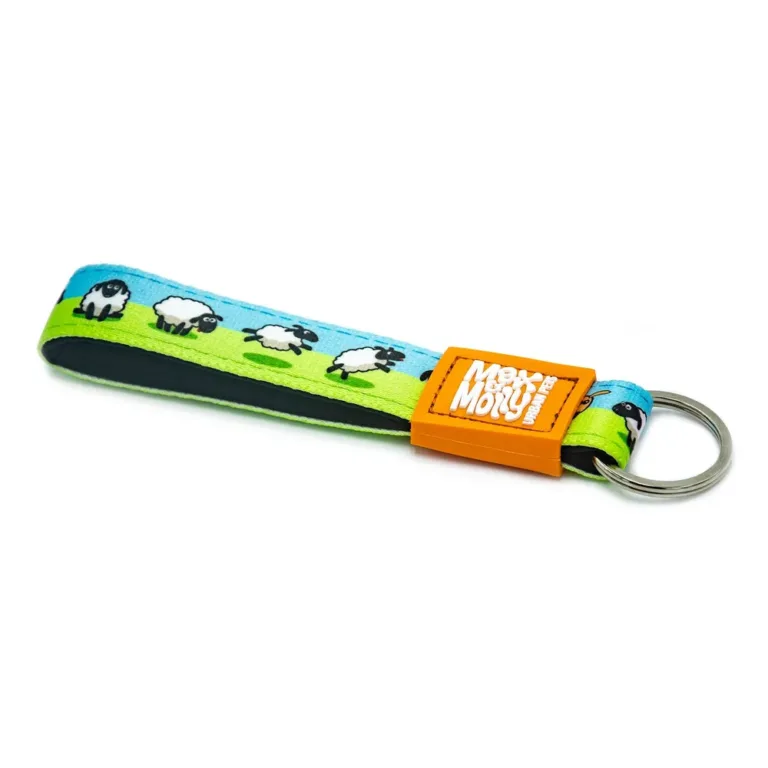 Брелок для ключів Max & Molly Key Ring Black Sheep з принтом вівці