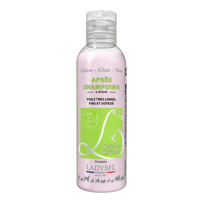 Кондиціонер Ladybel Jojoba Crème для розплутування з олією жожоба для собак та котів, 200 мл