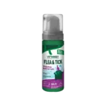 Піна Vet's Best Flea & Tick Waterless Bath Cotton Spice від бліх і кліщів для котів, 150 мл