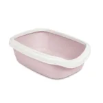 Туалет Природа Comfort M для котів, ніжно-бузковий, 41х30х13,5 см