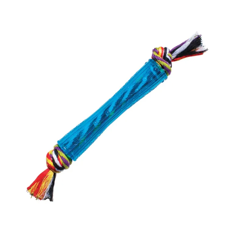Іграшка Petstages Orka Stick палиця з мотузкою для собак, синя