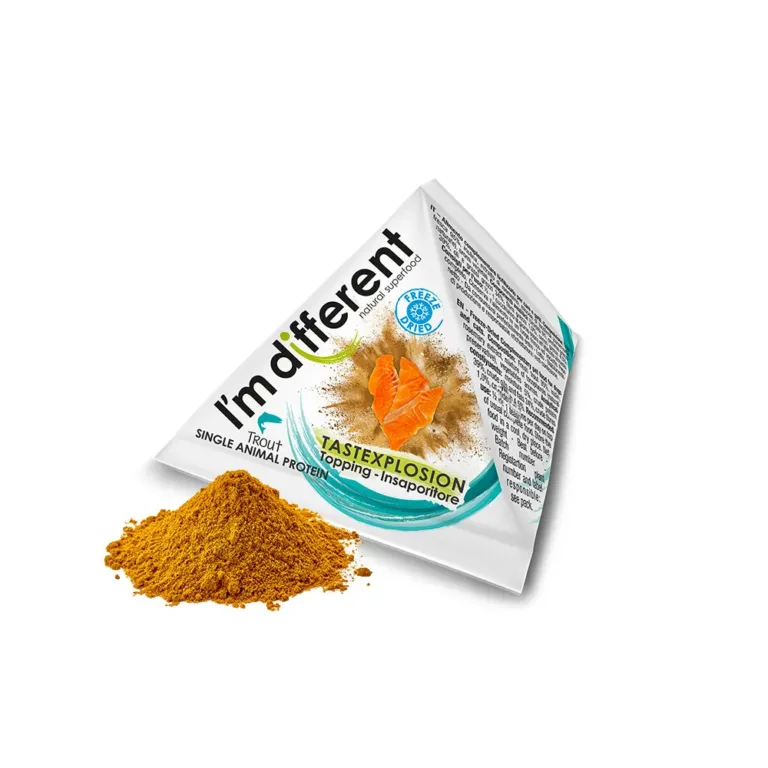 Сублімований топер для котів та собак I'm Different TastExplosion з фореллю, 8 г