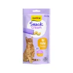 Ласощі GimCat Snack Cream з куркою для котів, 6 x 15 г