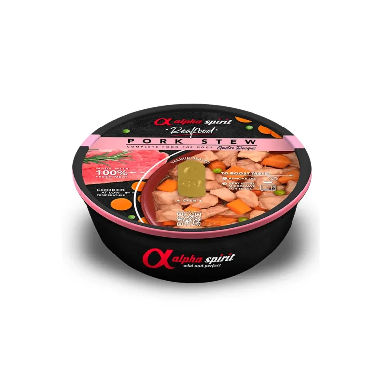 Вологий корм для дорослих собак Alpha Spirit RealFood Stew з печеною свининою 280 г