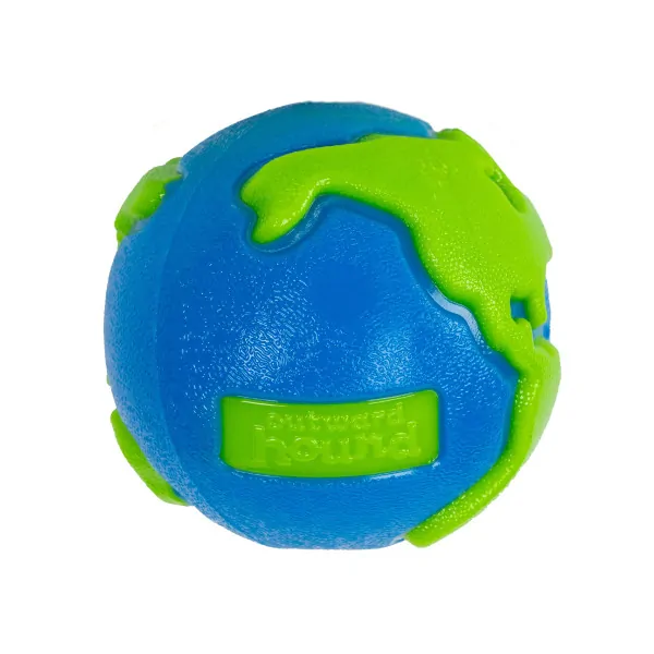 М'яч Planet Dog Orbee-Tuff Planet Ball для ласощів для собак, блакитно-зелений