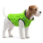 Курточка AiryVest UNI двостороння салатово-чорна для собак