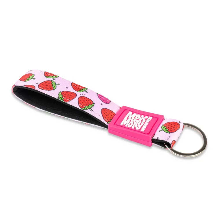 Брелок для ключів Max & Molly Key Ring Strawberry Dream з принтом полуниці