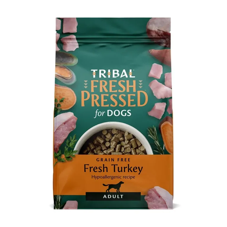 Сухий корм холодного пресування Tribal Fresh Pressed Adult Turkey з індичкою для дорослих собак