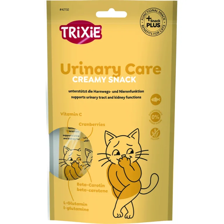 Ласощі Trixie Creamy для сечовивідної системи з журавлиною для котів, 5 x 14 г