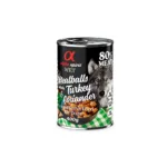 Вологий корм для дорослих собак Alpha Spirit Meatballs з індичкою та коріандром, 400 г