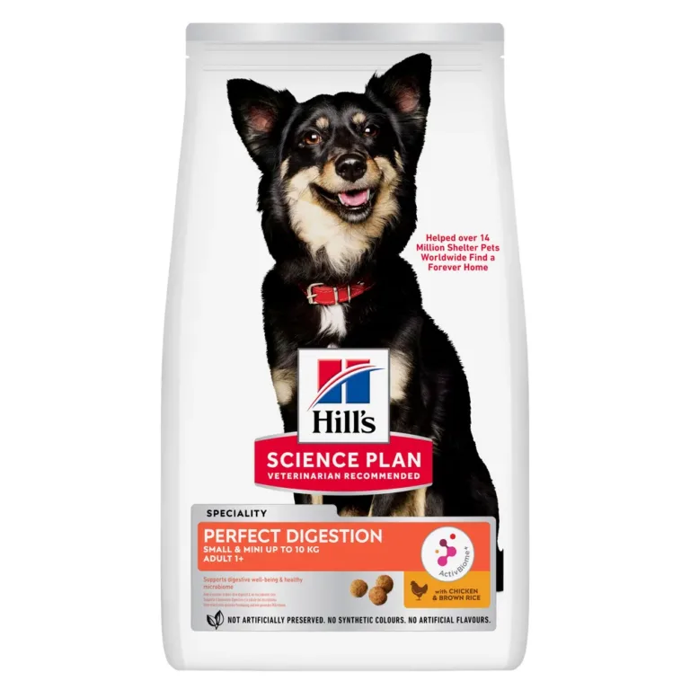 Сухий корм Hill's Science Plan Adult Perfect Digestion Small & Mini з куркою та коричневим рисом для собак малих порід, 1.5 кг