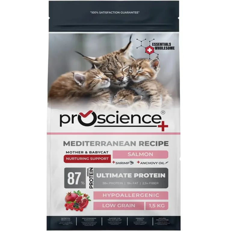 ProScience Mother & Baby Cat Salmon Сухий корм для вагітних і годуючих кішок та кошенят, з лососем 1,5 кг