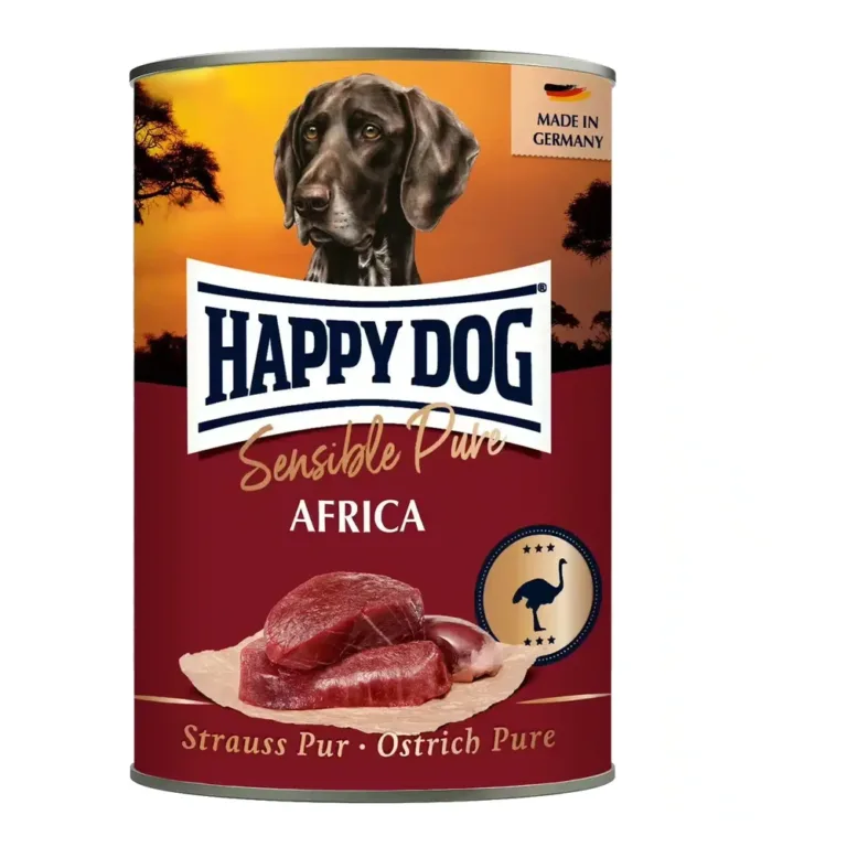 Вологий корм Happy Dog Sensible Pure зі страусом для собак, 400 г