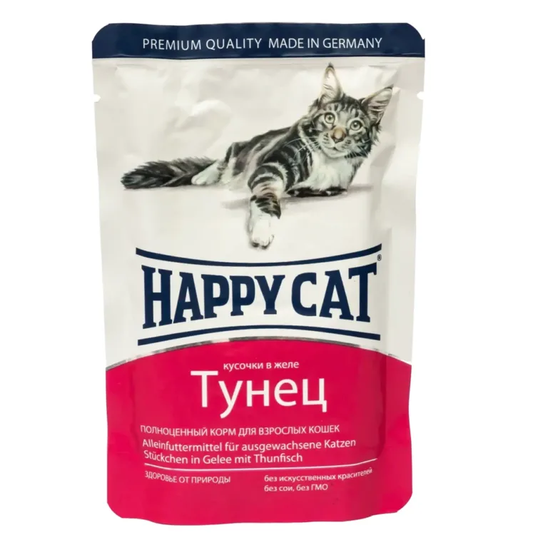 Вологий корм Happy Cat з тунцем для котів, 100 г