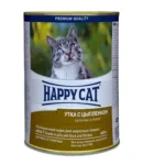 Вологий корм Happy Cat з качкою та курчам у желе для котів, 400 г