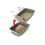 Туалет Georplast Easy із ситом для котів, 56x40x25 см