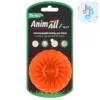 Іграшка AnimAll Fun м’яч хвиля з пищалкою для собак, 75 мм, помаранчевий