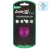 Іграшка AnimAll Fun м’яч чортик з пищалкою для собак, фіолетовий